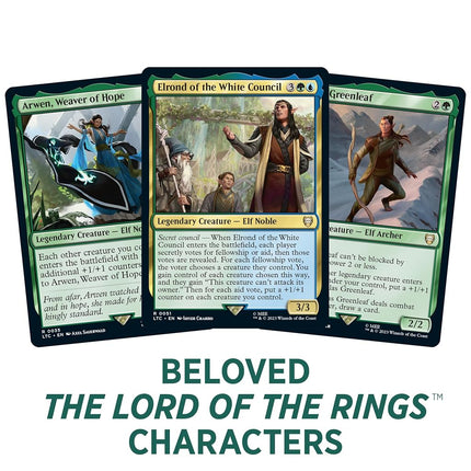 Magic the Gathering The Lord of The Rings Tales of Middle Earth Commander Deck Green/Blue Elven Council (SD3)