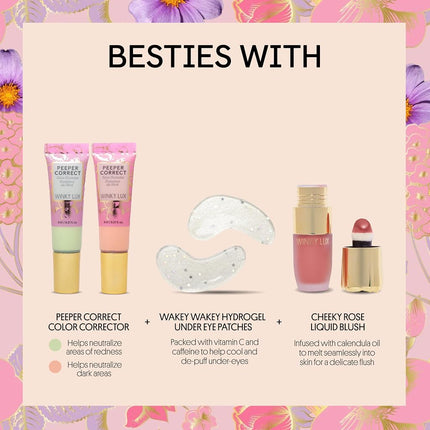 Winky Lux | Peeper Perfect Under Eye Concealer | With Collagen, Hyaluronic Acid, and Vitamin E | Full Coverage Concealer | Concealer Makeup (Light)