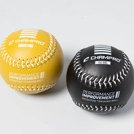 Champro Weighted Training Softball Set YELLOW, BLACK,12-Inch