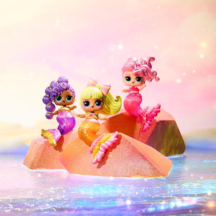 L.O.L. Surprise! Mermaids Makeover Magic Tots - DIY Wearable Lip Gloss for You and Your Doll, Mix and Create Makeup, Fun Water Play, 6 Dolls to Collect - for Ages 4+ Years