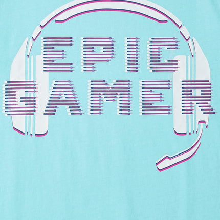 The Children's Place Boys' Short Sleeve Graphic T-Shirt 3-Pack, Challenge/Caution/Epic Gamer 3-Pack, S