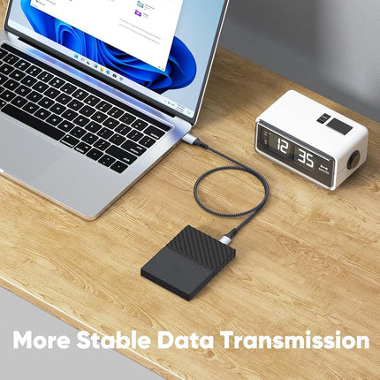 Cable de disco duro FEMORO de 0,9 m, transferencia de datos de 5 Gbps, cable USB 3.0 A a Micro B externo de repuesto para disco duro Seagate WD SSD HDD, disco de juegos Xbox y escáner Brother
