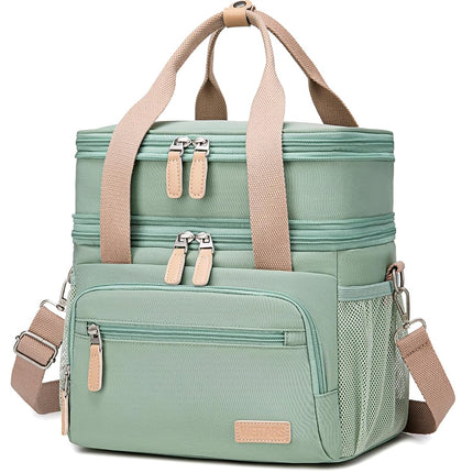 Weitars Insulated Lunch Box for Women Men-Dual Com