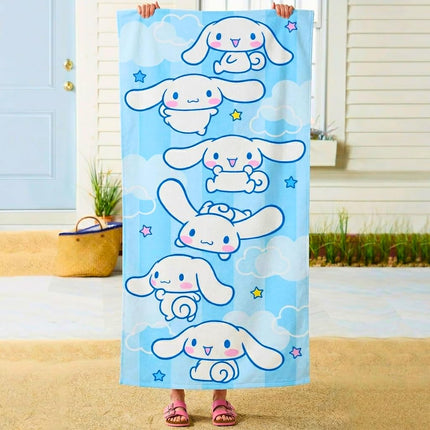 Sanrio Cinnamoroll Oversized Cotton Beach Towel, 3