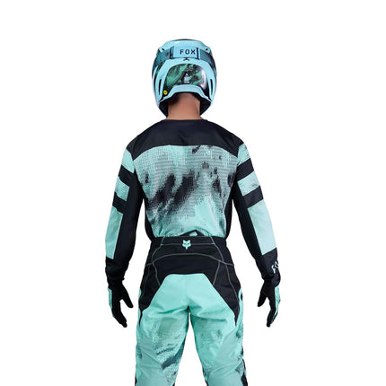 Fox Racing Men's 180 Kairos Motocross Dirt Bike Jersey, Turquoise, Small