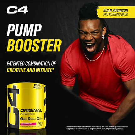 Cellucor C4 Original Pre Workout Powder Energy Drink w/ Creatine, Nitric Oxide & Beta Alanine, Watermelon, 30 Servings