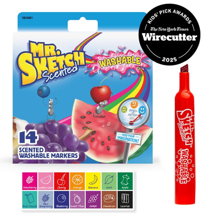 Sanford Mr.Sketch Scented Washable Marker Set 14/Pakage Chisel