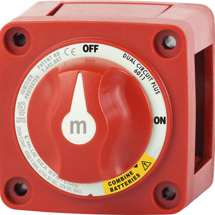 Blue Sea Systems 6011 m-Series Battery Switch Dual