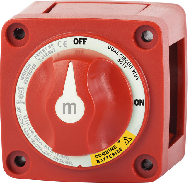 Blue Sea Systems 6011 m-Series Battery Switch Dual
