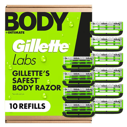 Gillette Labs Body + Intimate Razor Blades for Men