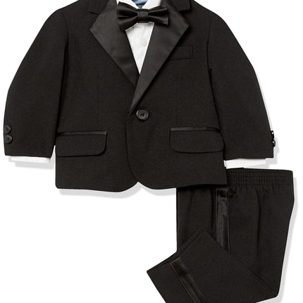 Nautica Baby Boys 4-Piece Tuxedo with Dress Shirt,