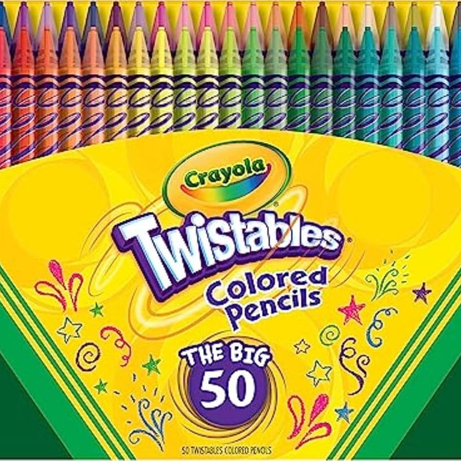 AODE forCrayola 50ct Twistables Colored Pencils