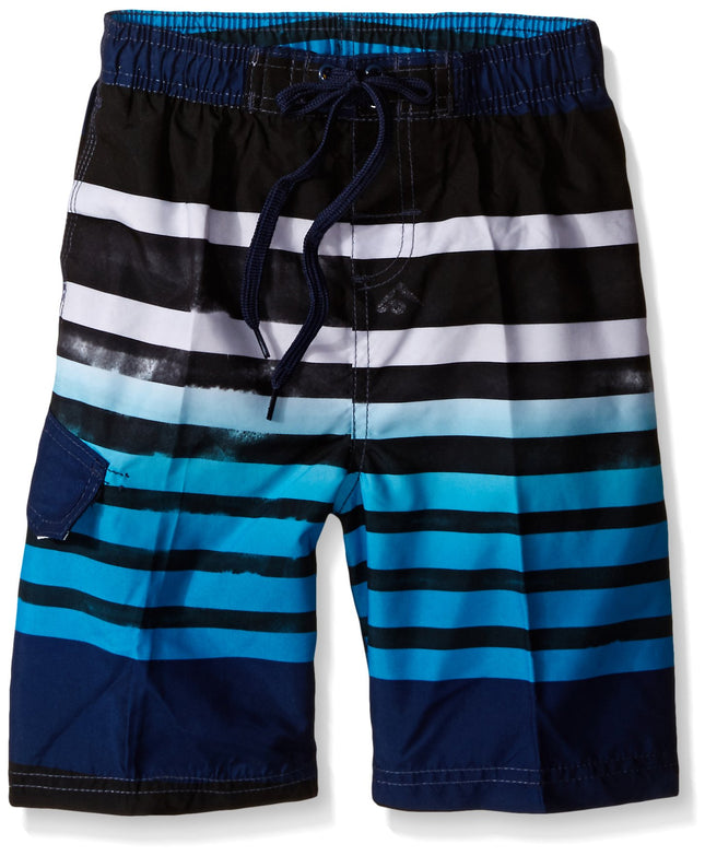 Kanu Surf Little Boys Reflection Swim Trunks, Navy