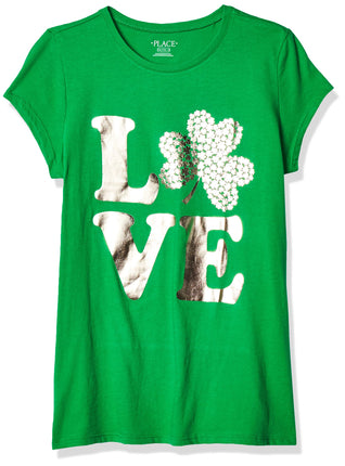 The Children's Place Big Girls' Short Sleeve Activ