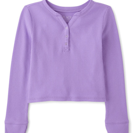 The Children's Place Girls' Basic Long Sleeve Ther