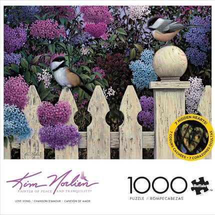 Buffalo Games - Kim Norlien - Love Song - Rompecabezas de 1000 Piezas para Adultos, Rompecabezas Desafiante Perfecto para Noches de Juegos - El Tamaño del Rompecabezas Terminado es 26.75 x 19.75