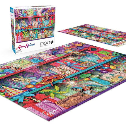 Buffalo Games - Aimee Stewart - Pretty Party - 1000 Piece Jigsaw Puzzle for Adults Challenging Puzzle Perfect for Game Nights - Finished Puzzle Size is 26.75 x 19.75