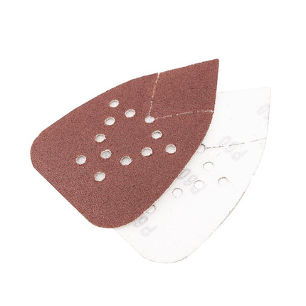 NEIKO 11272A 50pc Hook & Loop Sandpaper Assortment for Mouse Sander - 60, 80, 120, 150, 220 Grit Sanding Pads, Triangle Pads