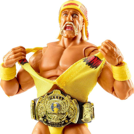Mattel WWE Hulk Hogan Ultimate Edition Fan TakeOver Action Figure with Articulation, Life-like Detail & Accessories, 6-inch