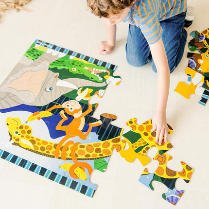 Melissa & Doug Safari Social Floor Puzzle (2'x3')