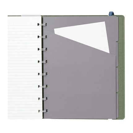 Filofax Contemporary Collection, Refillable Notebook, A5 Size, 112 Ruled, Repositionable Pages, 56 Sheets, Jade (B179526U)