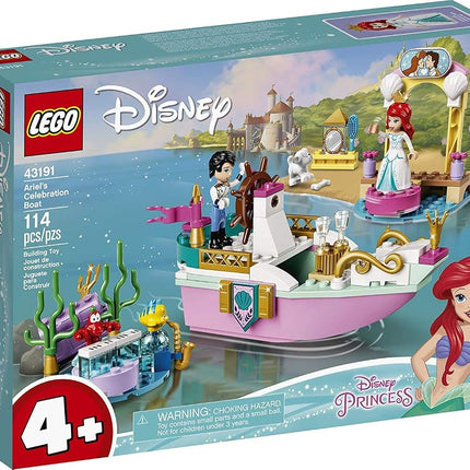 Lego Disney Ariel's Celebration Boat 43191; Creative Building Kit That Makes a Fun Gift for Children, 2021 (114 Pieces)