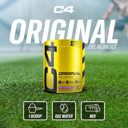 Cellucor C4 Original Pre Workout Powder Energy Drink w/ Creatine, Nitric Oxide & Beta Alanine, Watermelon, 30 Servings