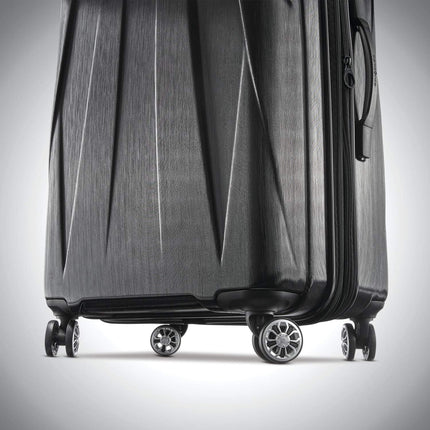 Samsonite Centric 2 Expandable Hardside Luggage Set with Dual Spinner Wheels, Black, Carry-on Spinner, Centric 2 Hardside Expandable Luggage with Spinners
