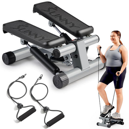Sunny Health & Fitness Mini Stair Stepper with Res