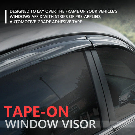 DNA MOTORING Déflecteur de vitres avant, arrière, gauche, droite compatible avec Explorer 2020-2024, WVS-277
