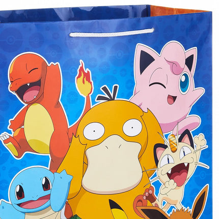 Hallmark Pokémon Gift Bag Bundle (9" Medium PokéBall and 15" Extra Large Pikachu) for Kids, Birthdays, Christmas, Valentine's Day, Halloween