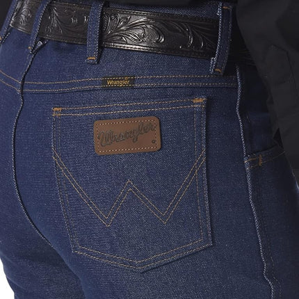 Wrangler Men's Cowboy Cut Slim Fit Traditional Boot Cut Jean, Navy, 36W x 30L