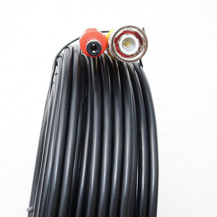SPT Security Systems Premade Premium Siamese Power & Video Cable (Black) - 50' - 93-VP50W-6