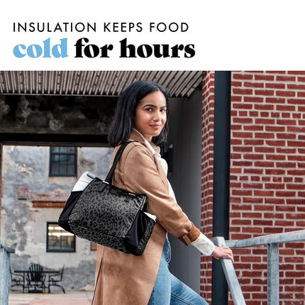 Fit & Fresh Copley Insulated Lunch Bag for Women w/Containers