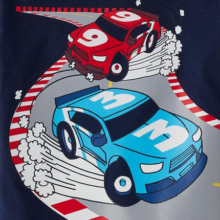 The Children's Place Baby Boys' and Toddler Vehicle Short Sleeve Graphic T-Shirts,multipacks, Excavator/My Luck/Race Cars 3-Pack, 18-24 Months