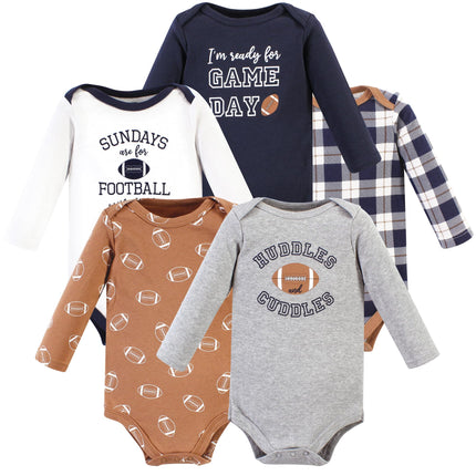 Hudson Baby Unisex Baby Cotton Long-Sleeve Bodysui