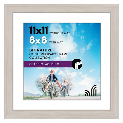 Americanflat 11x11 Picture Frame in Light Wood - D