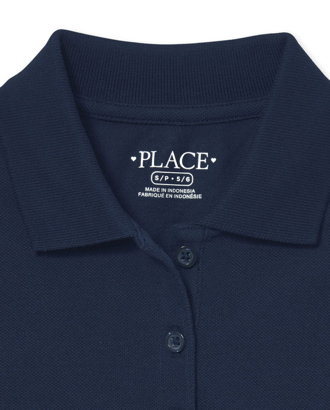 The Children's Place Multipack Short Sleeve Pique Polo, Tidal 2-Pack, X-Small