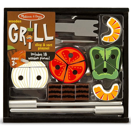 Sablon Melissa & Doug Set de Parrilla (17 Piezas) 4024