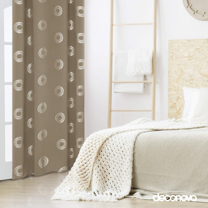 Deconovo Blackout Curtains, Room Darkening Thermal Insulated Window Drapes, Noise Reducing, Grommet Top, 2 Panels 55W x 78L Inch Machine Washable for Bedroom Living Room Nursery Dark Grey