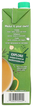 Pacific Natural Foods 32183 Pacific Natural Chicken Low Sodium Broth - 12x32 Oz