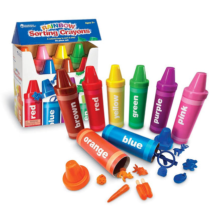 Learning Resources Rainbow Sorting Crayons, Early 