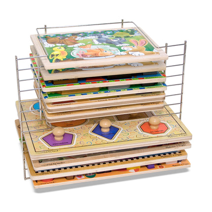 Melissa & Doug Wire Puzzle Rack, Multi, One Size