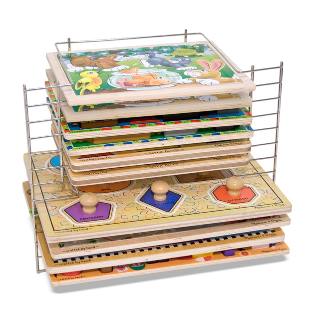 Melissa & Doug Wire Puzzle Rack, Multi, One Size