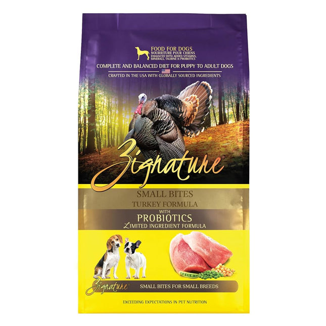 Zignature Turkey Little Bites Dog Food Formula (4 lb.)