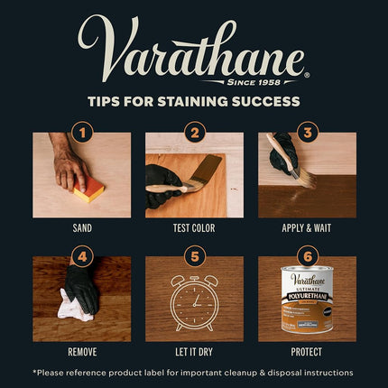 Varathane Premium Fast Dry Wood Stain, Half Pint, Early American