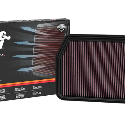 K&N Replacement Air Filter compatible with Suzuki Swift IV 1.4 4cyl Hybrid 2020- (33-3176)