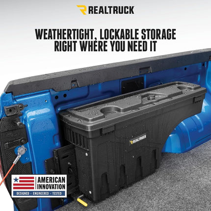 Caja de almacenamiento Swingcase UNDERCOVER para caja de camioneta | SC304D | Compatible con Jeep Gladiator 2020-2023, lado del conductor
