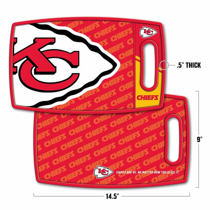 YouTheFan NFL Kansas City Chiefs Logo Series Tabla de Cortar
