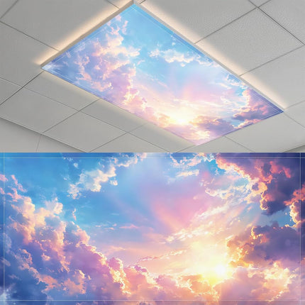2 Pack Fluorescent Light Covers- 4 x 2 Feet Magnet